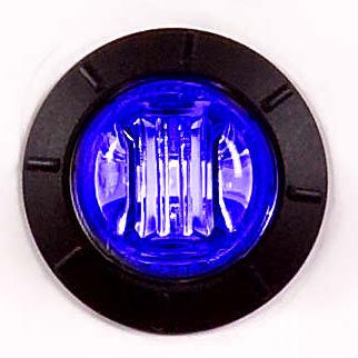 3/4" Blue LED Courtesy Light With Clear Lens
