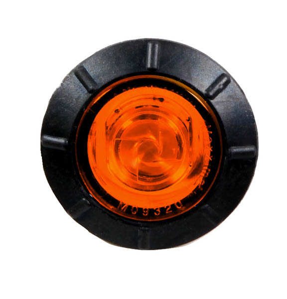3/4" Mini P2 Amber Clearance Marker Light with 1 LED