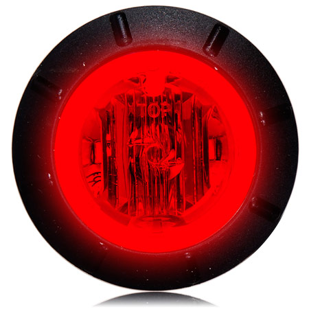 1 1/4" Red LED Mini Combination Clearance Marker Light