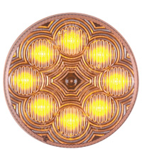 8 LED 2 1/2" Round Clearance Marker