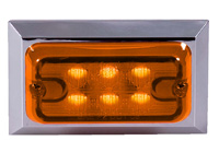 Rectangular Amber Clearance Marker Light