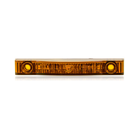 Low Profile 4&quot; Rectangular P2PC Amber Clearance Marker Light