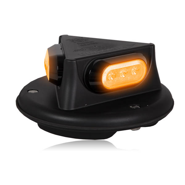 9 LED Amber Warning Beacon- Pipe/Magnetic Mount/Switch