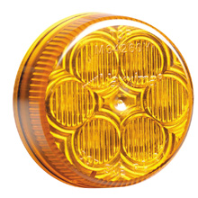 2" Round Amber Clearance Marker