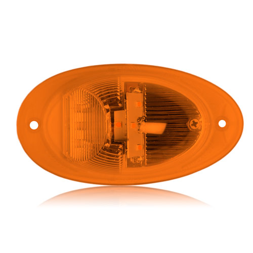 Freightliner&reg; Replacement 7 LED Side Turn / Side Marker Light - Amber