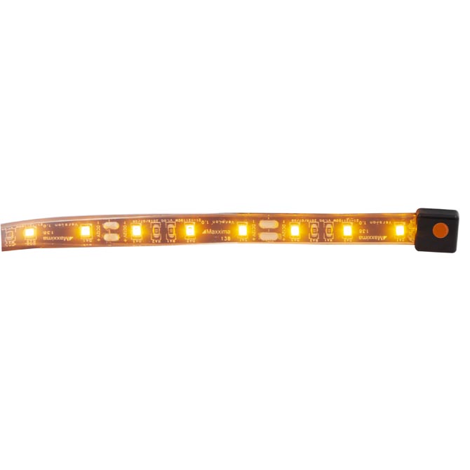 24" Silicone Flexible Adhesive Strip Light, Amber
