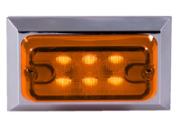 Rectangular Amber Clearance Marker Light