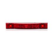 Low Profile 4" Rectangular P2PC Red Clearance Marker Light