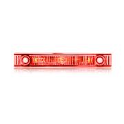 Low Profile 4" Rectangular P2PC Red Clear Clearance Marker Light