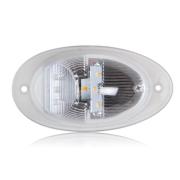 Freightliner® Replacement 7 LED Side Turn / Side Marker Light - Amber Clear Lens